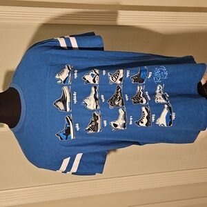 Retro Kicks Blue Sneaker T-Shirt